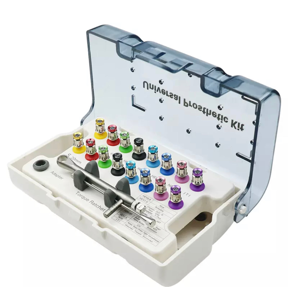 Dental Implant Driver & Prosthetic TorqueBox – Color Edition
