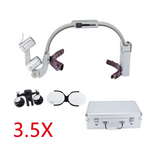 LED Adjustable Headband Binocular Loupes 3.5x