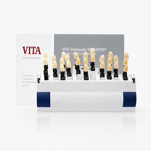 3D Master dental shade guide with 29 shade tabs and VITA card