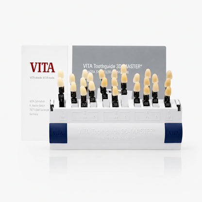 3D Master dental shade guide with 29 shade tabs and VITA card
