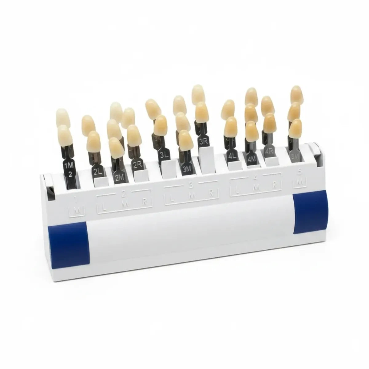 3D Master dental shade guide with 29 shades in organized tab holder