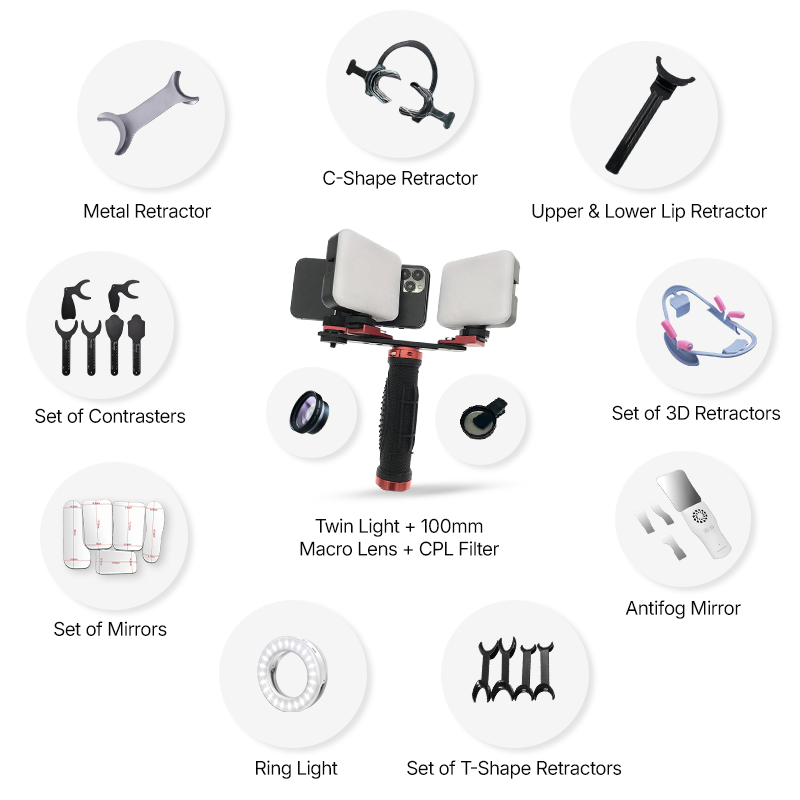 Twin Light For Mobile Dental Photography