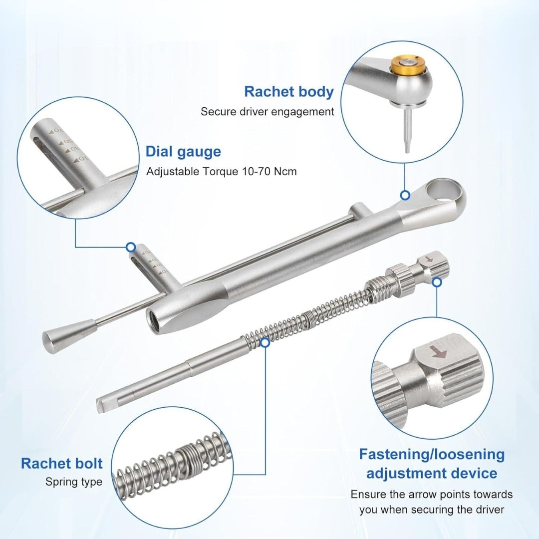 Implany Driver Dental Implant Driver & Prosthetic TorqueBox