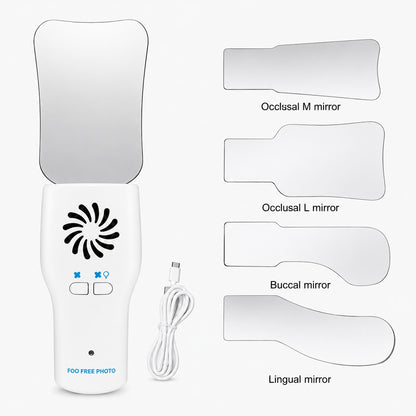 Anti Fog Mirror System kit with USB cable and mirrors
