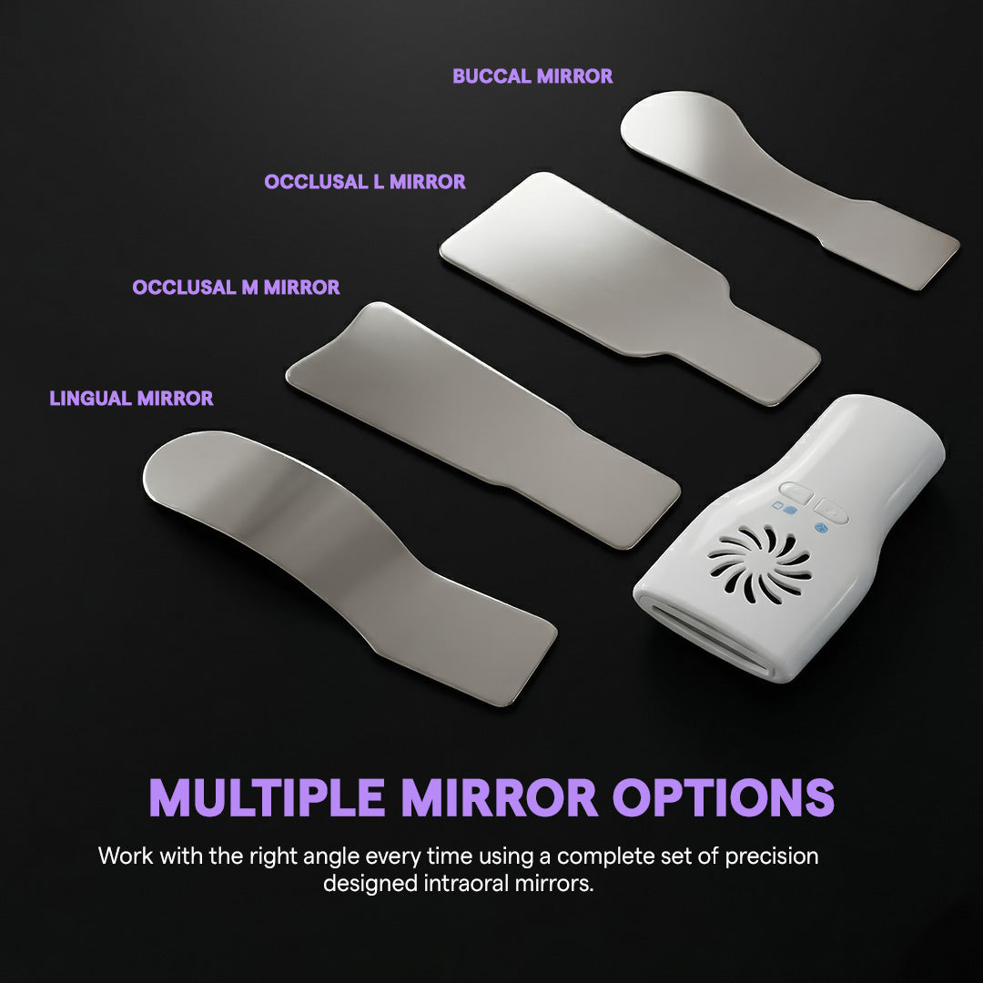 Anti Fog Mirror System - full intraoral mirror set with handle