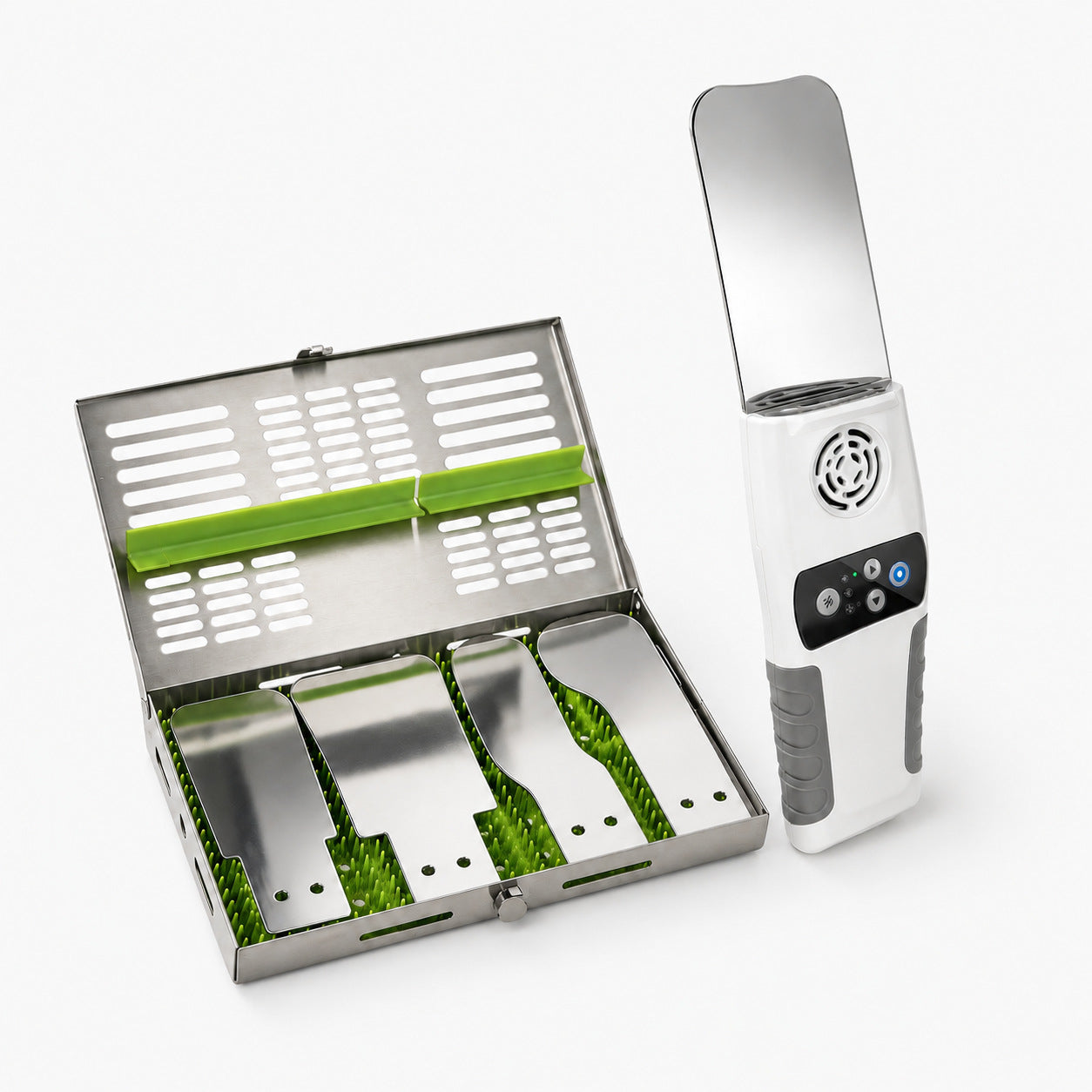 Anti Fog Mirror System Pro full kit with metal box four mirrors and anti-fog handle