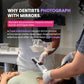 Anti Fog Mirror System Pro in use for dental mirror photography and case submissions