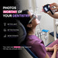 Dental Photography Light held above patient in dental chair