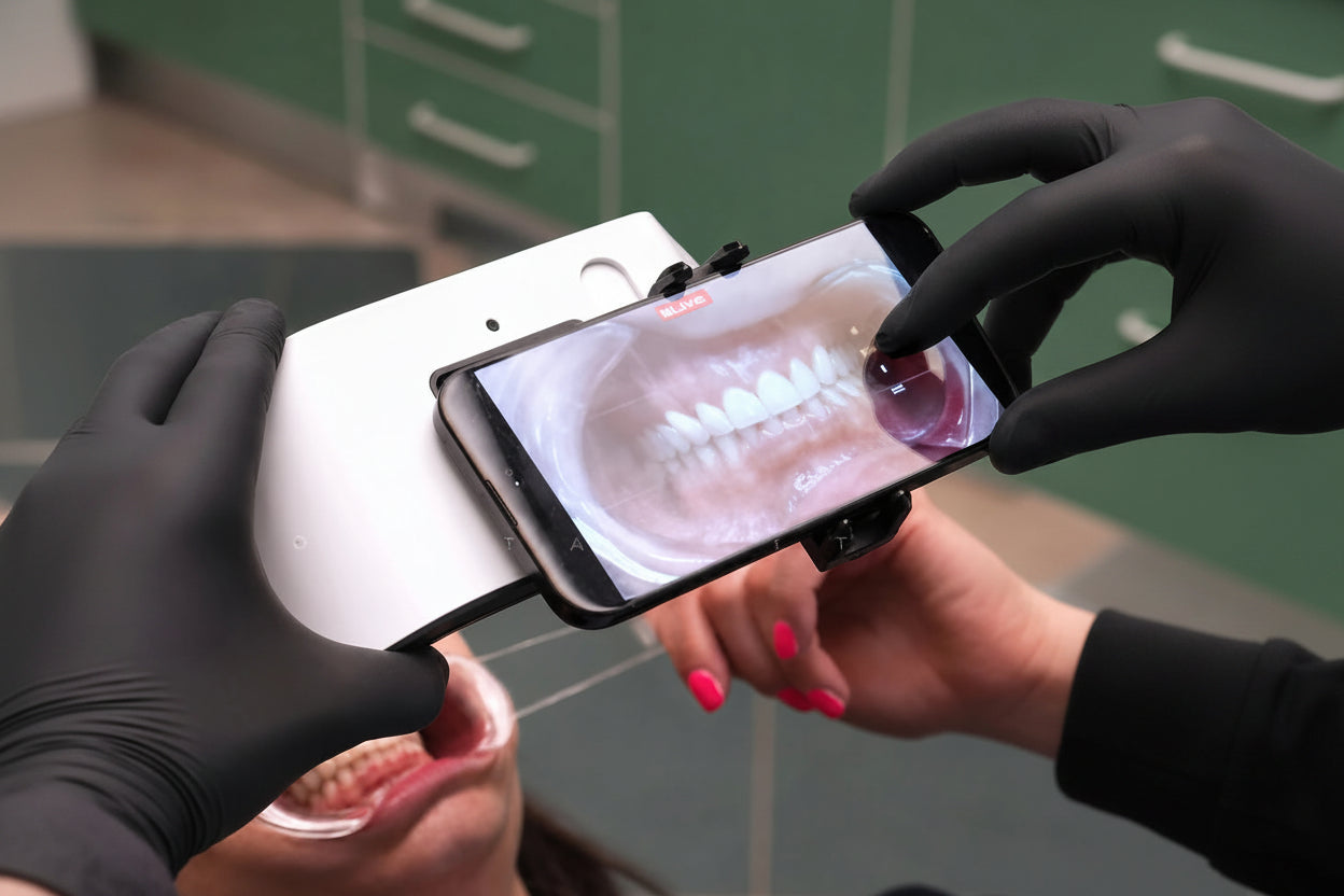 Dental light for photography full arch photo