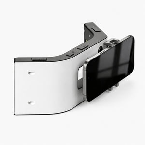 Dental Photography Light side view with smartphone mounted