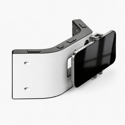 Dental Photography Light side view with smartphone mounted