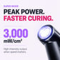 Dental curing light super mode 3000 mw per cm2 with glowing led tip