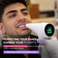digital shade matching device scanning a patient's tooth shade