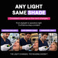 shade reader giving consistent results in any lighting