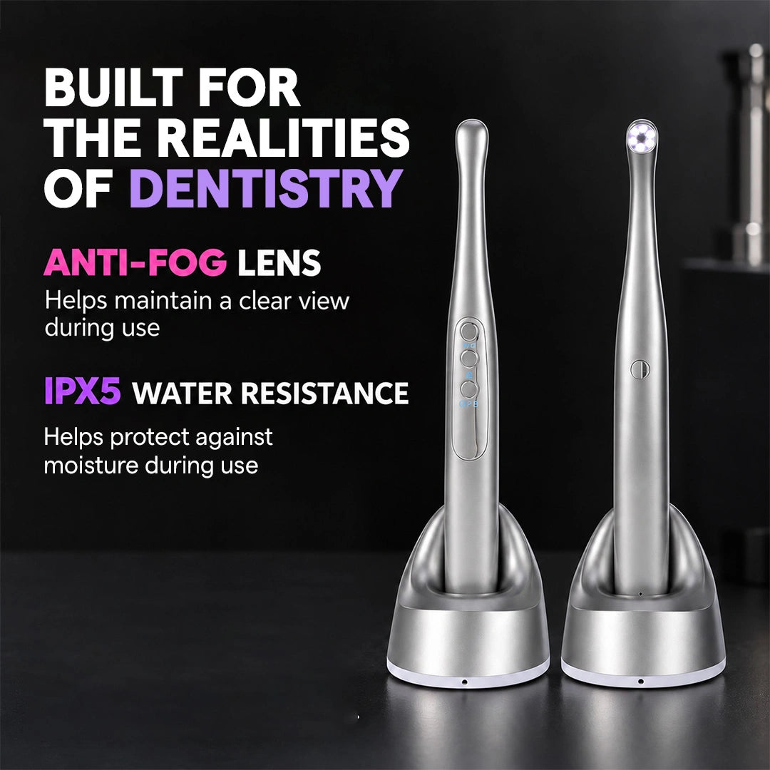 intraoral camera pair with antifog lens and water resistance
