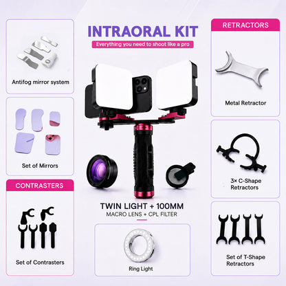 Twin Light Mobile Dental Photography kit