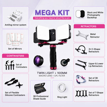 Twin Light Mobile Dental Photography kit